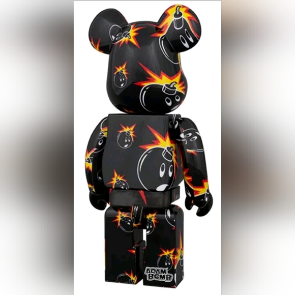 Adam Bomb by The Hundreds x Medicom Bearbrick 400% BE@RBRICK - Picture 2 of 6